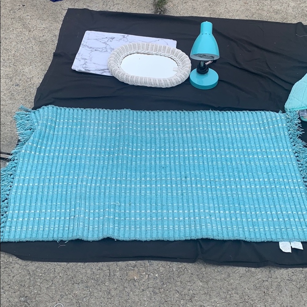 Baby blue Rug